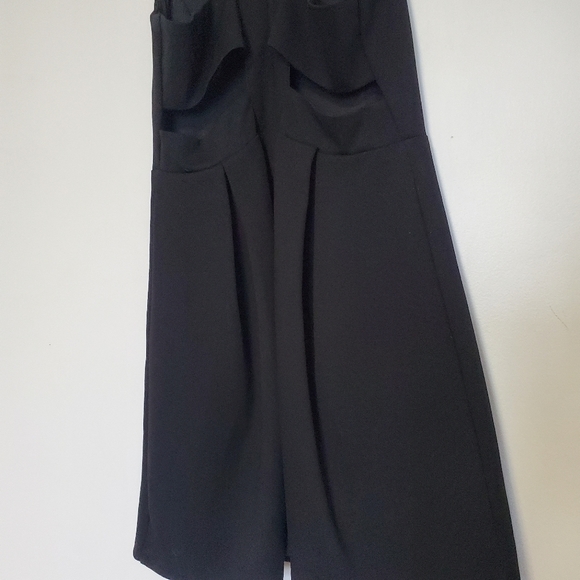 Lulu's Cutout and About Black Skater Dress - Picture 6 of 10